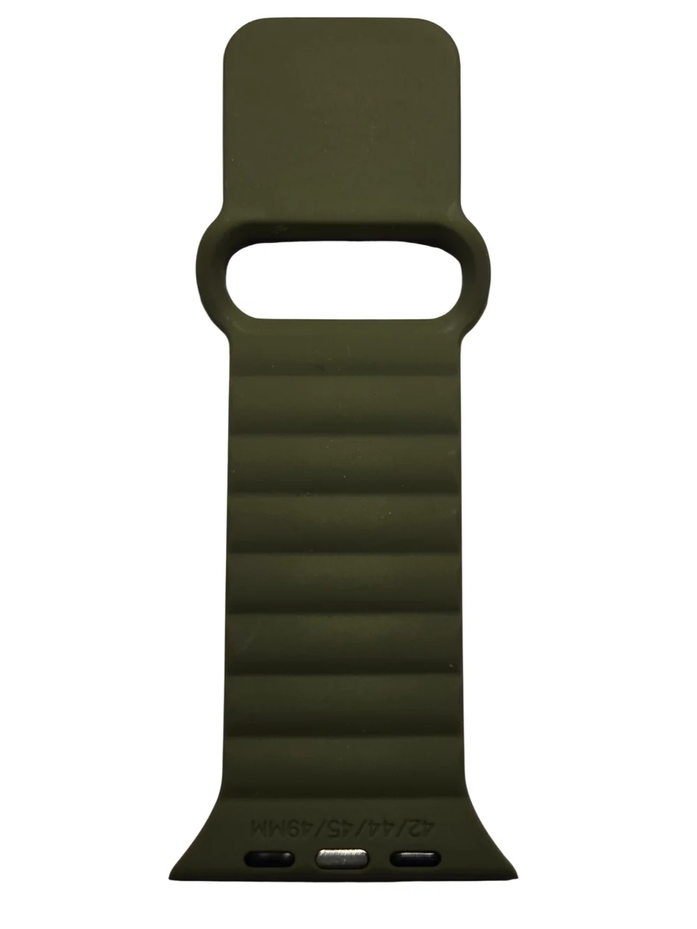 Set of 4 Black, Green, Orange, & Gray Wowstrap Replacement Watch Bands For Apple